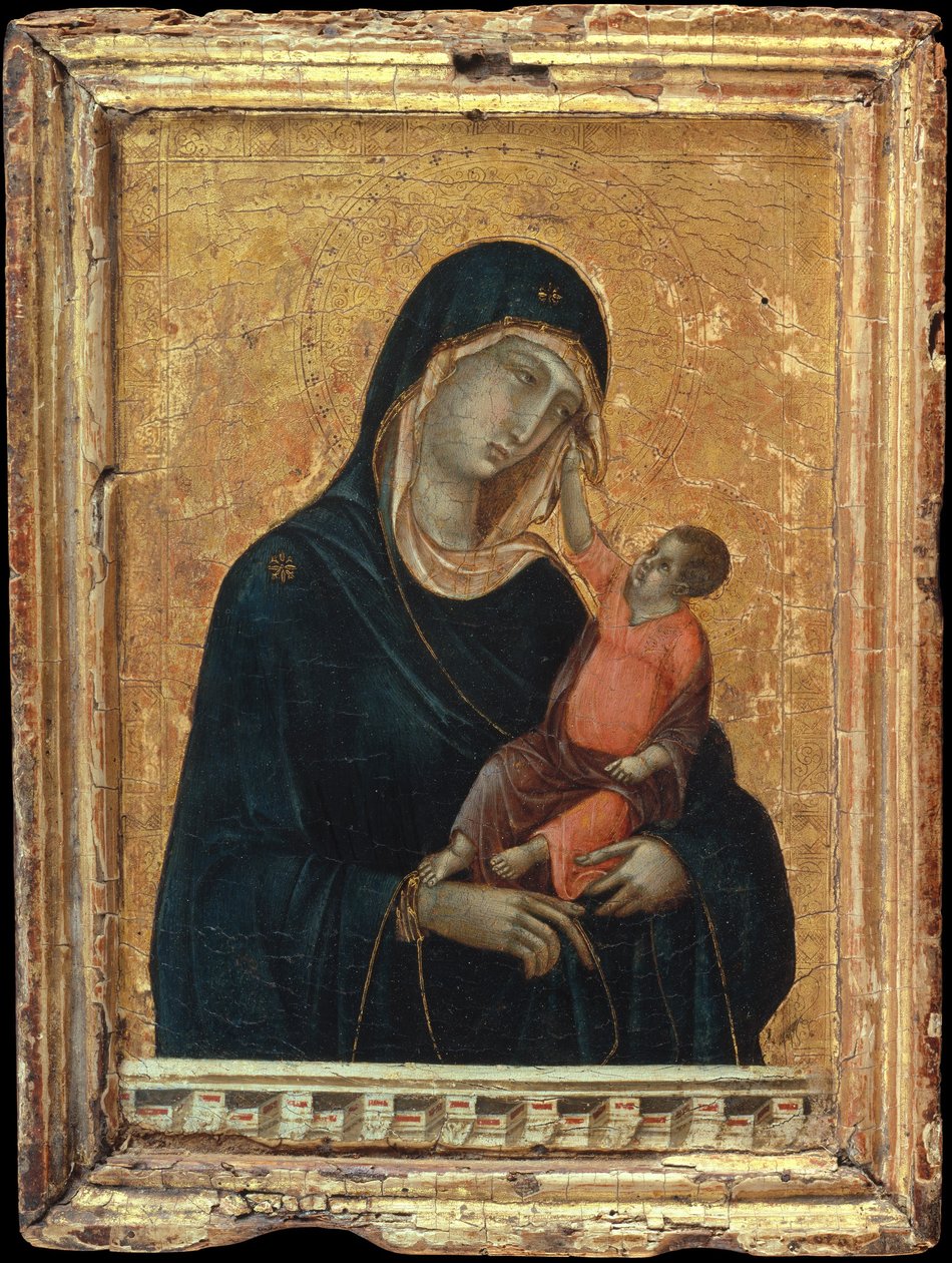 Madonna met kind door Duccio di Buoninsegna