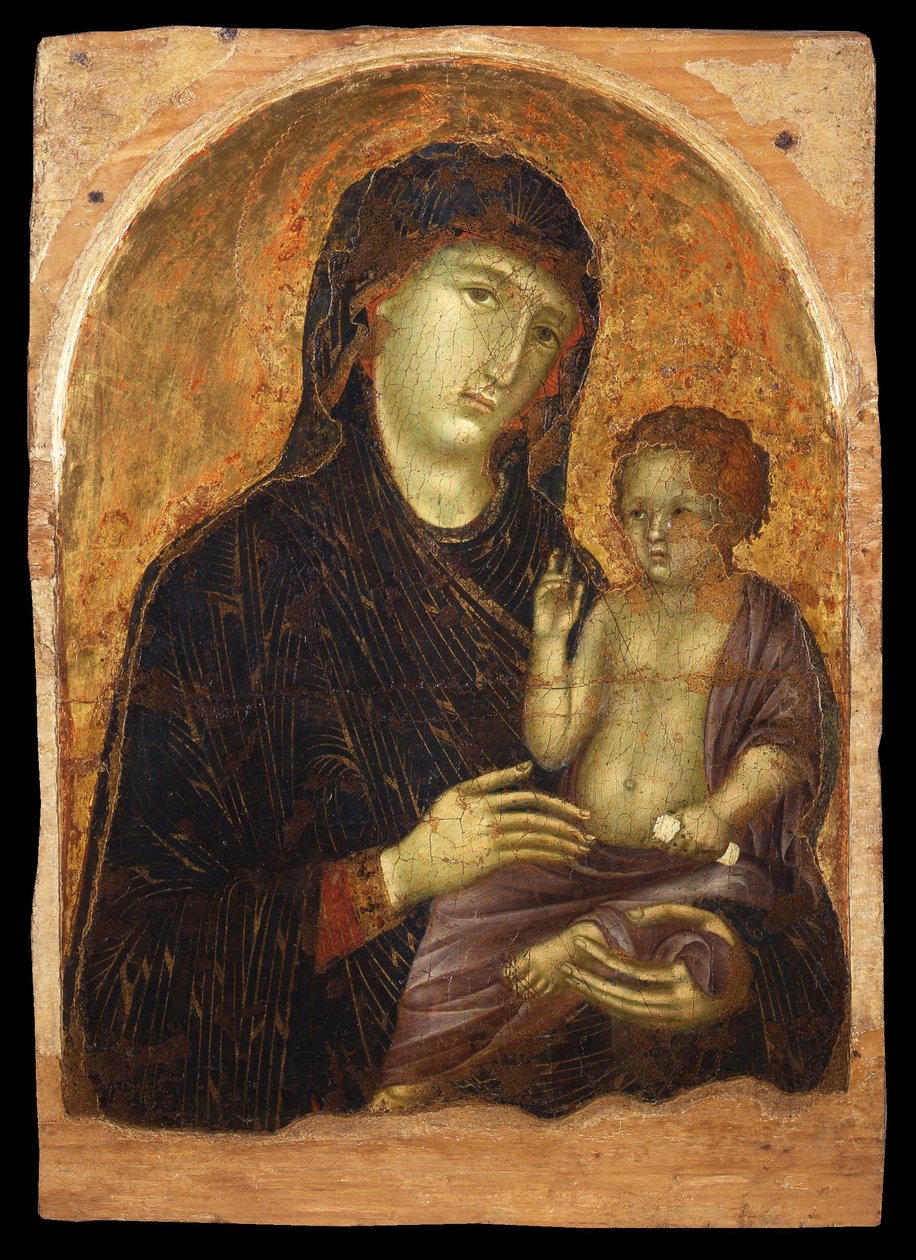 Madonna met kind door Duccio di Buoninsegna