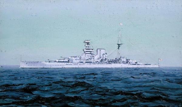 HMS Queen Elizabeth door Duff Tollemache