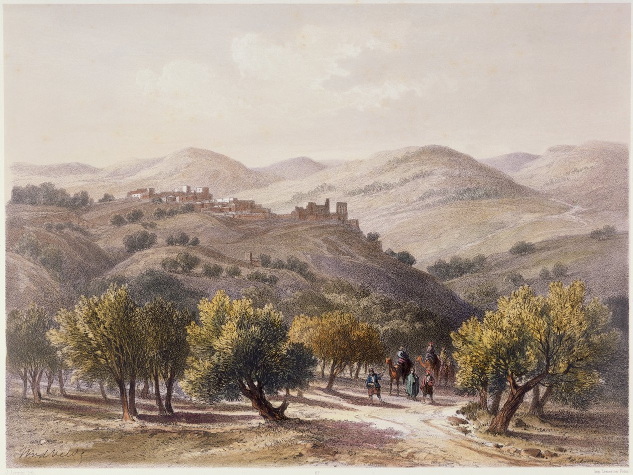 Samaria, gegraveerd door Jean Jacottet (1806-ca. 1843) door Dutch School