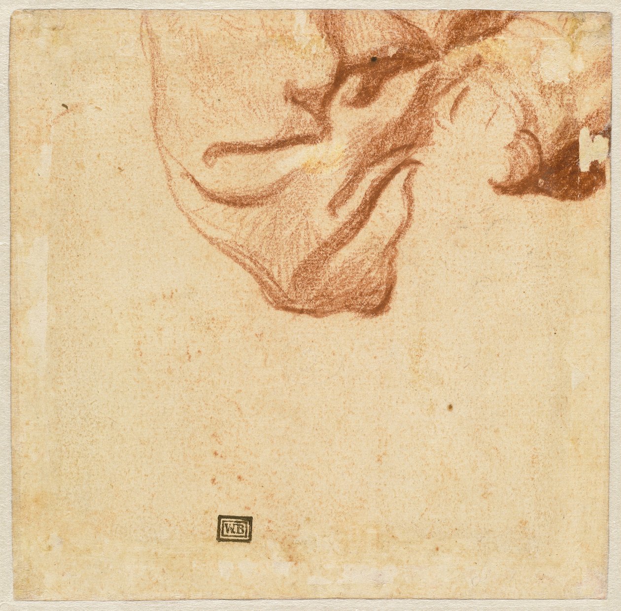 Draperiestudie door Dutch 17th Century