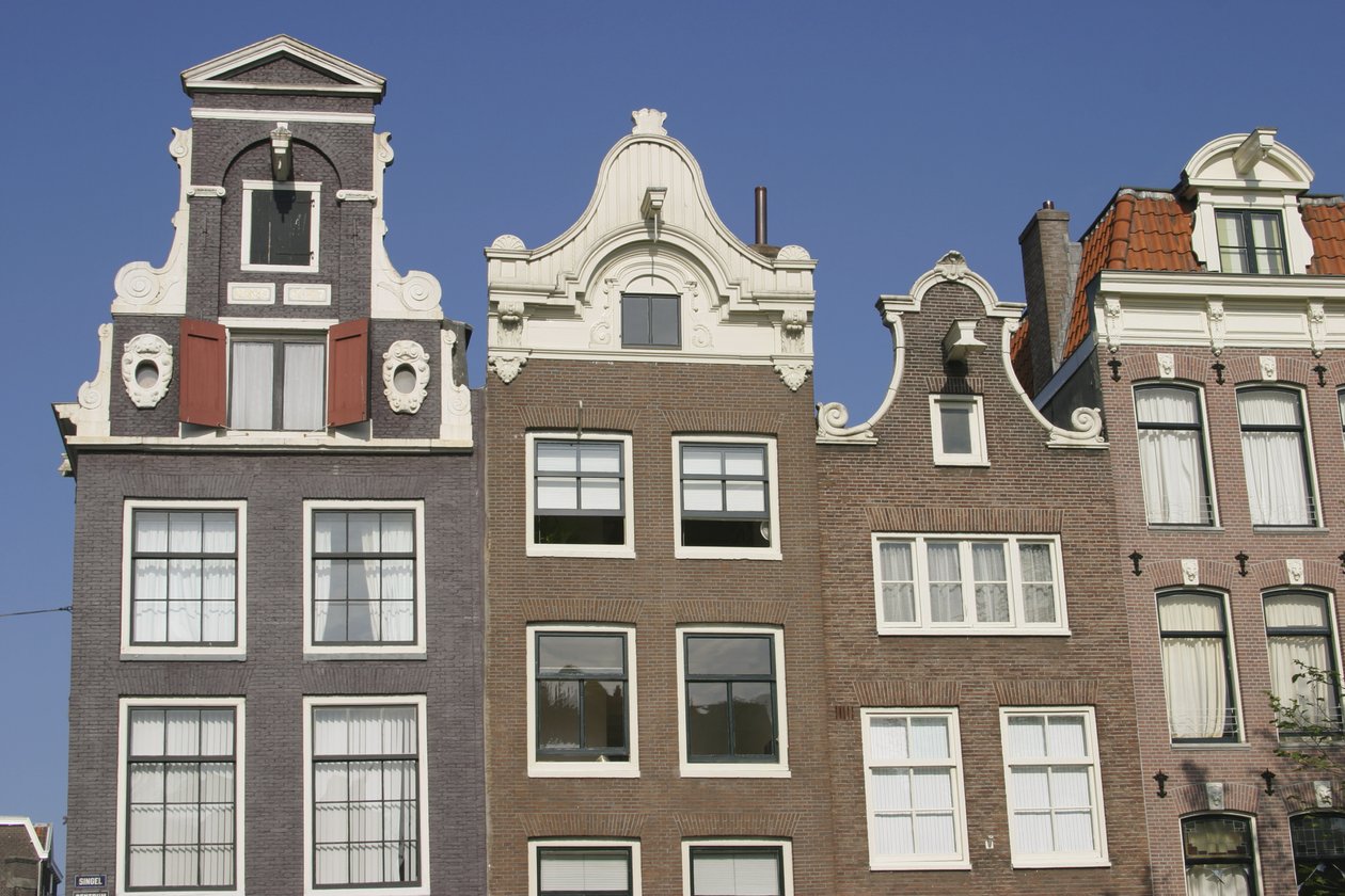 Gevelhuizen door Dutch School