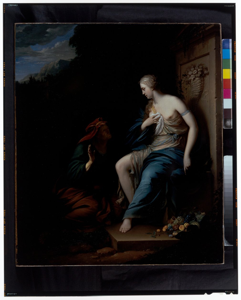Vertumnus en Pomona door Dutch School