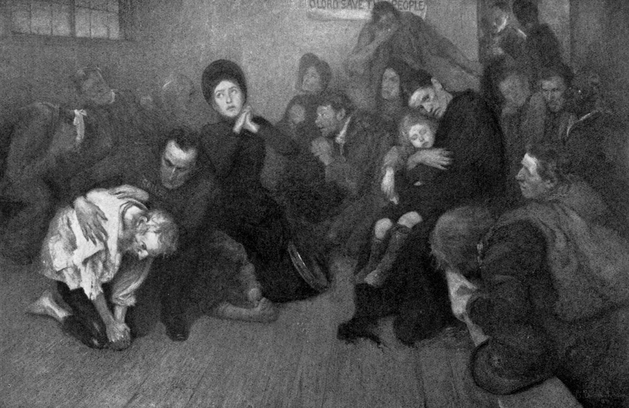 Een Leger des Heils opvang, 1898 door E. Borough Johnson