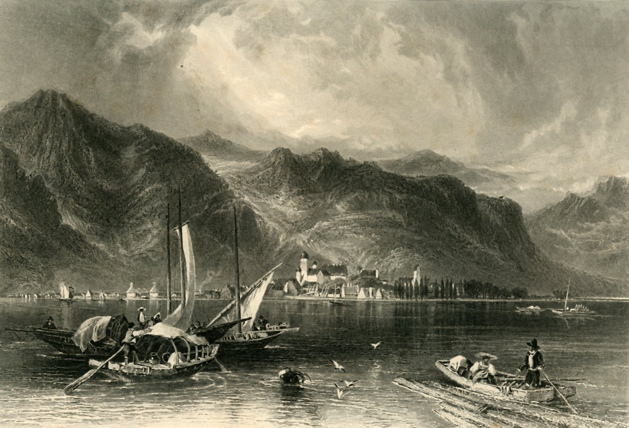 Bregenz, ca. 1872 door E I Roberts