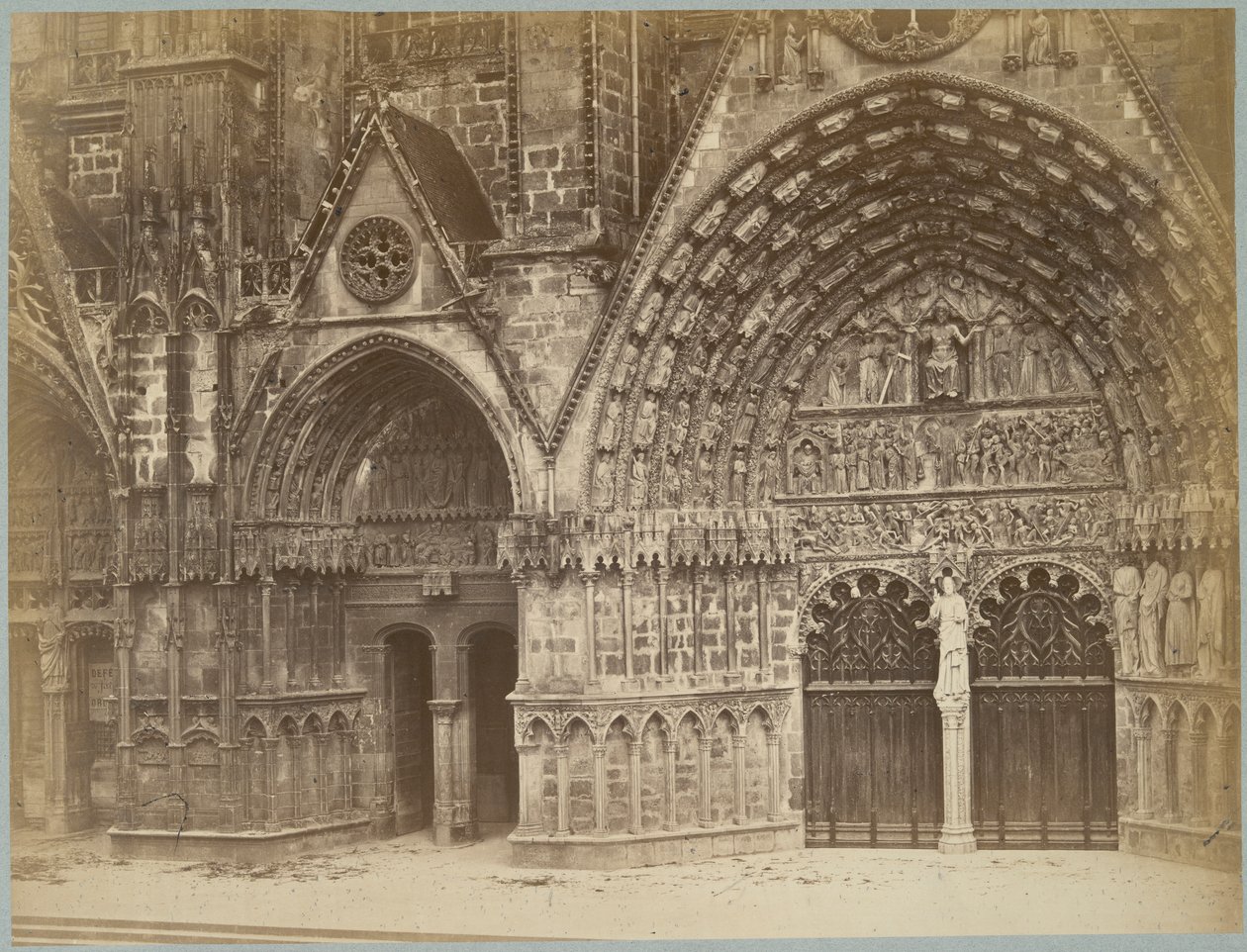 Westelijke deur, Bourges door E. Quetier