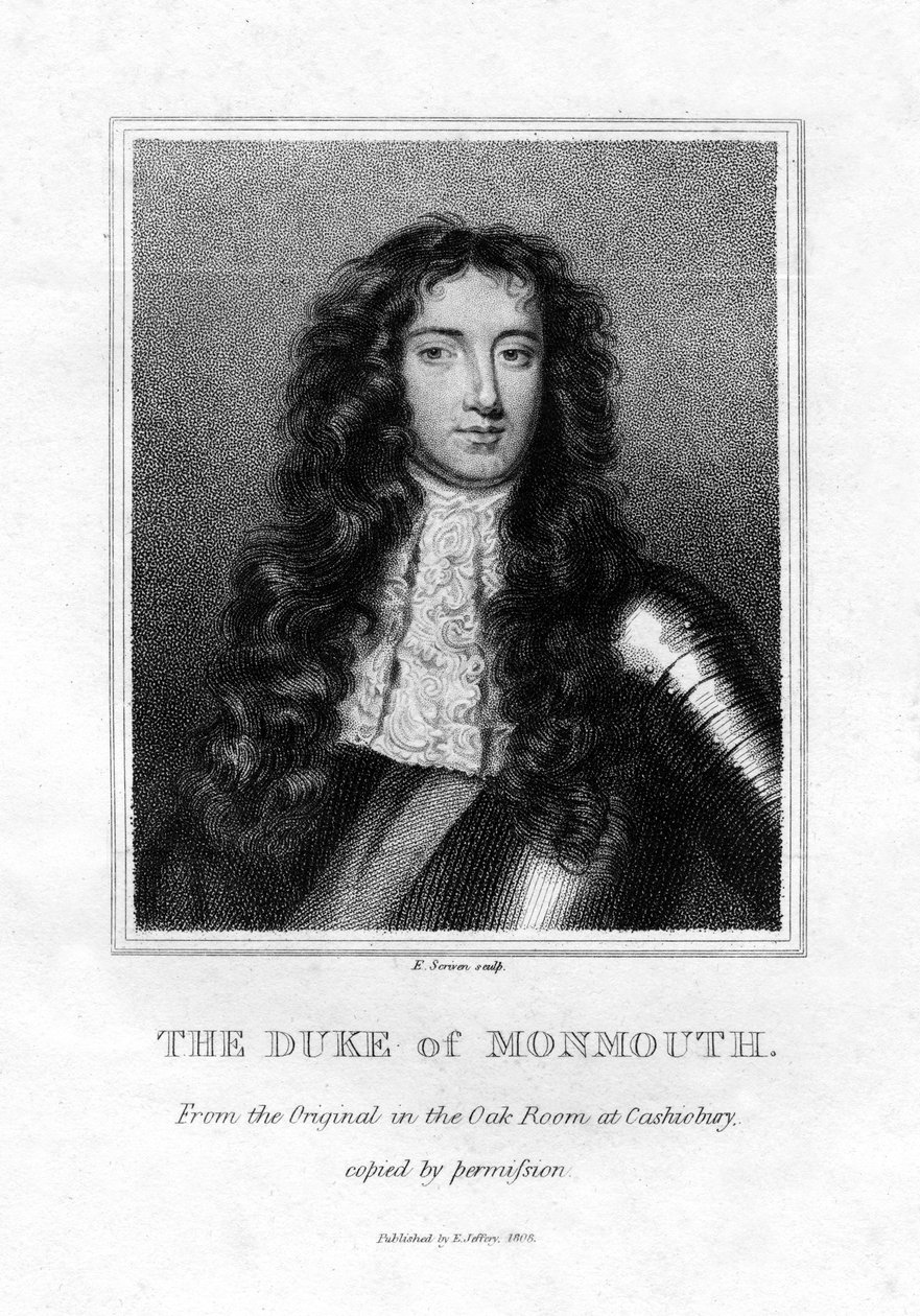 James, Hertog van Monmouth, 1806 door E. Scriven