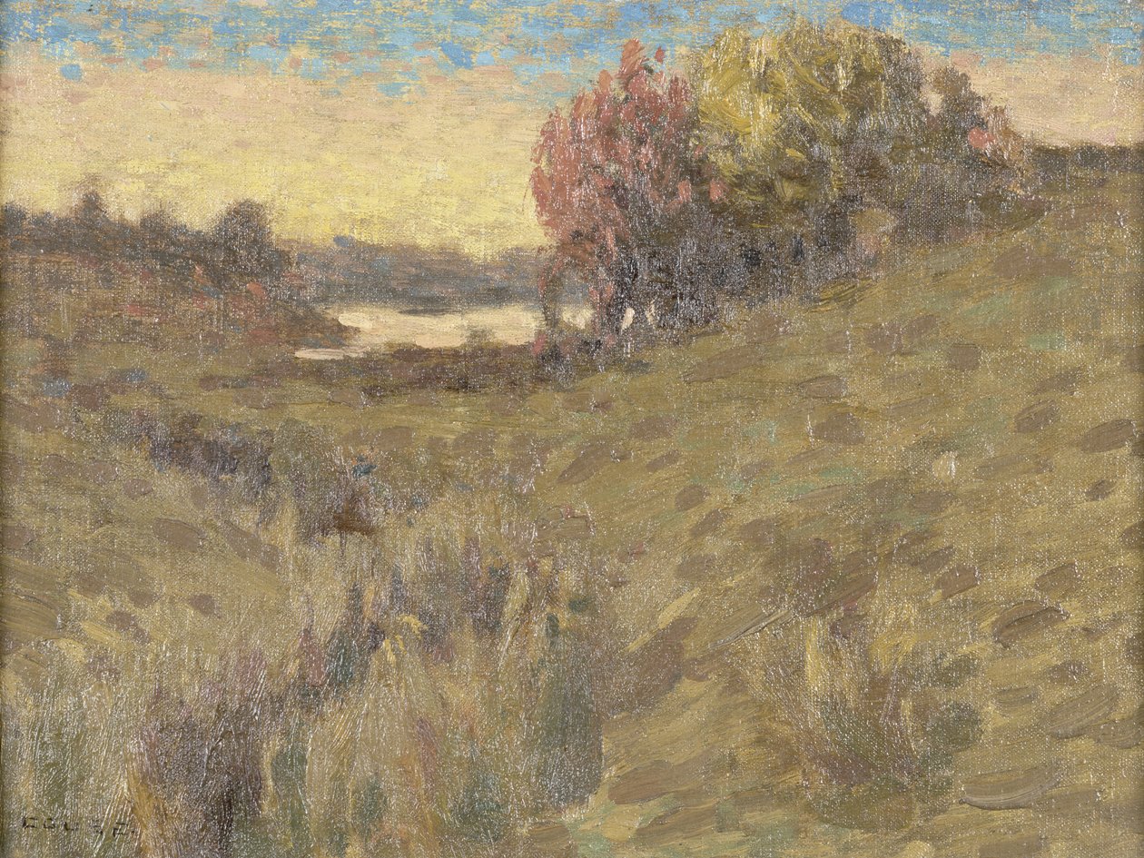 Noordwest Landschap met Meer door Eanger Irving Couse