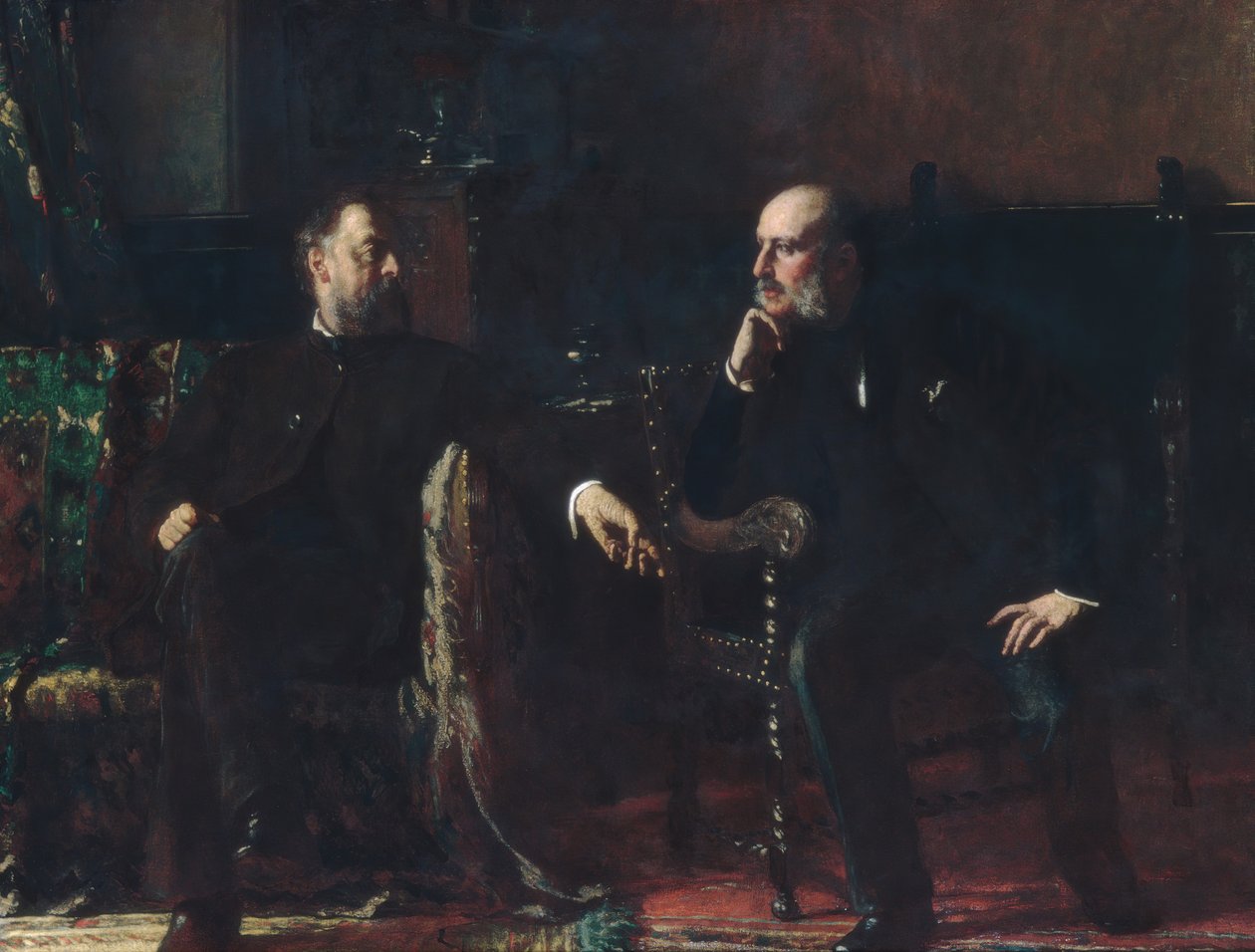 De financieringswet, 1881 door Eastman Johnson