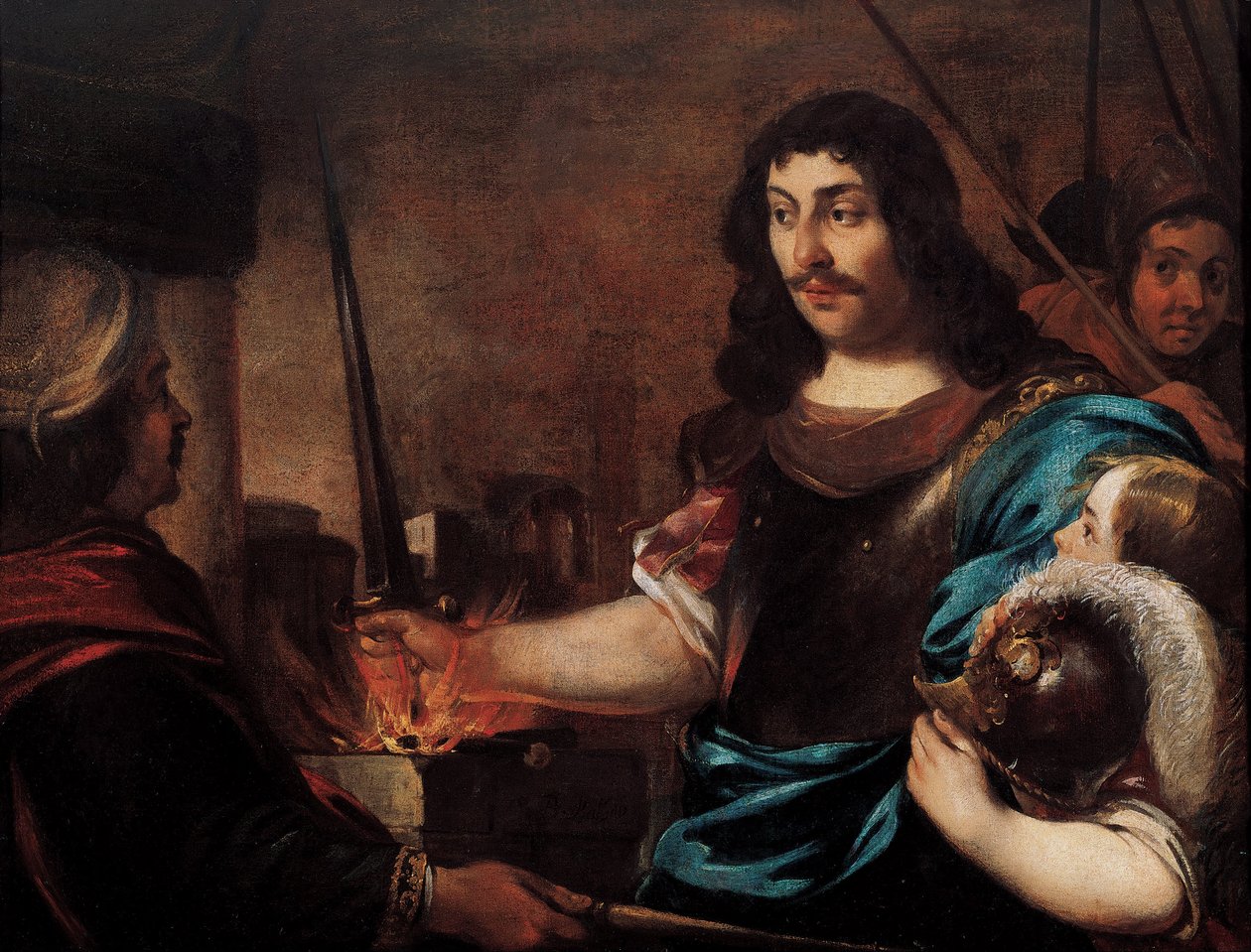 Het Heldendom van Caius Mucius Scaevola door Eberhart Keilhau
