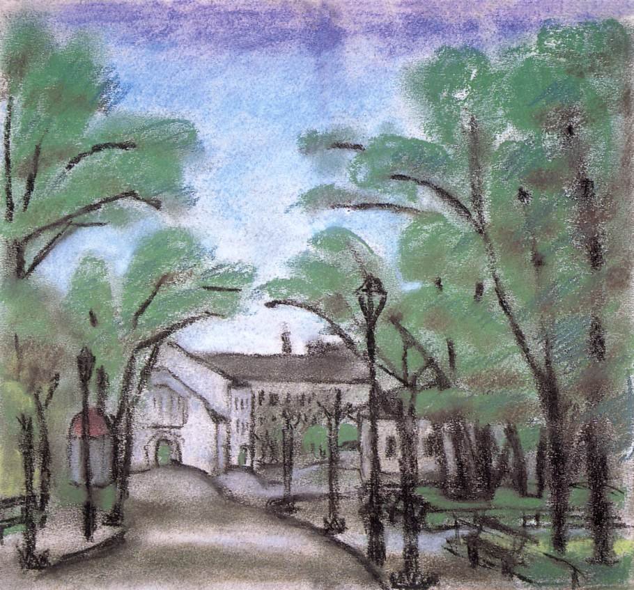 Wandelpad in het park door Ede Bohacsek