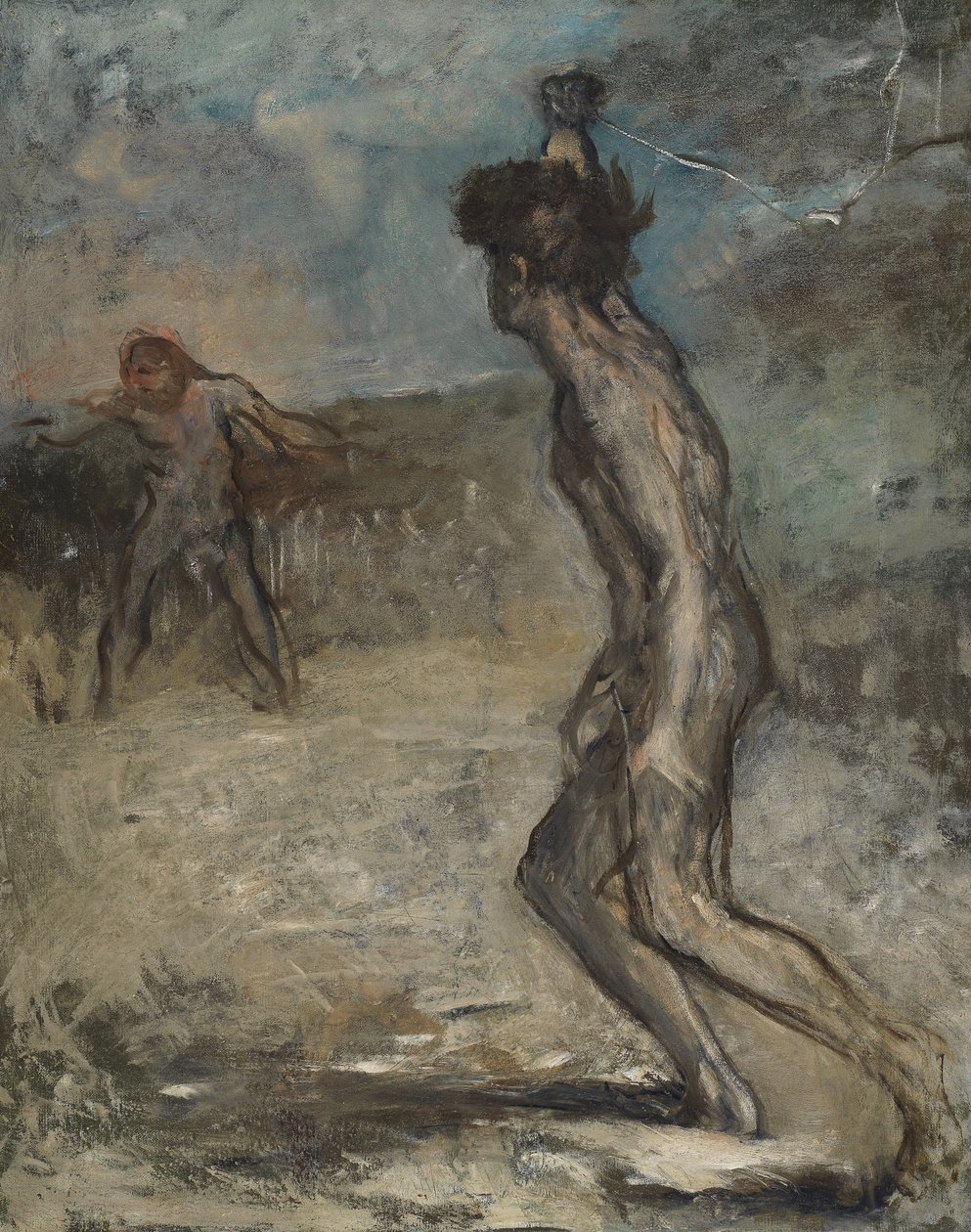 David en Goliath, ca. 1857 door Edgar Degas