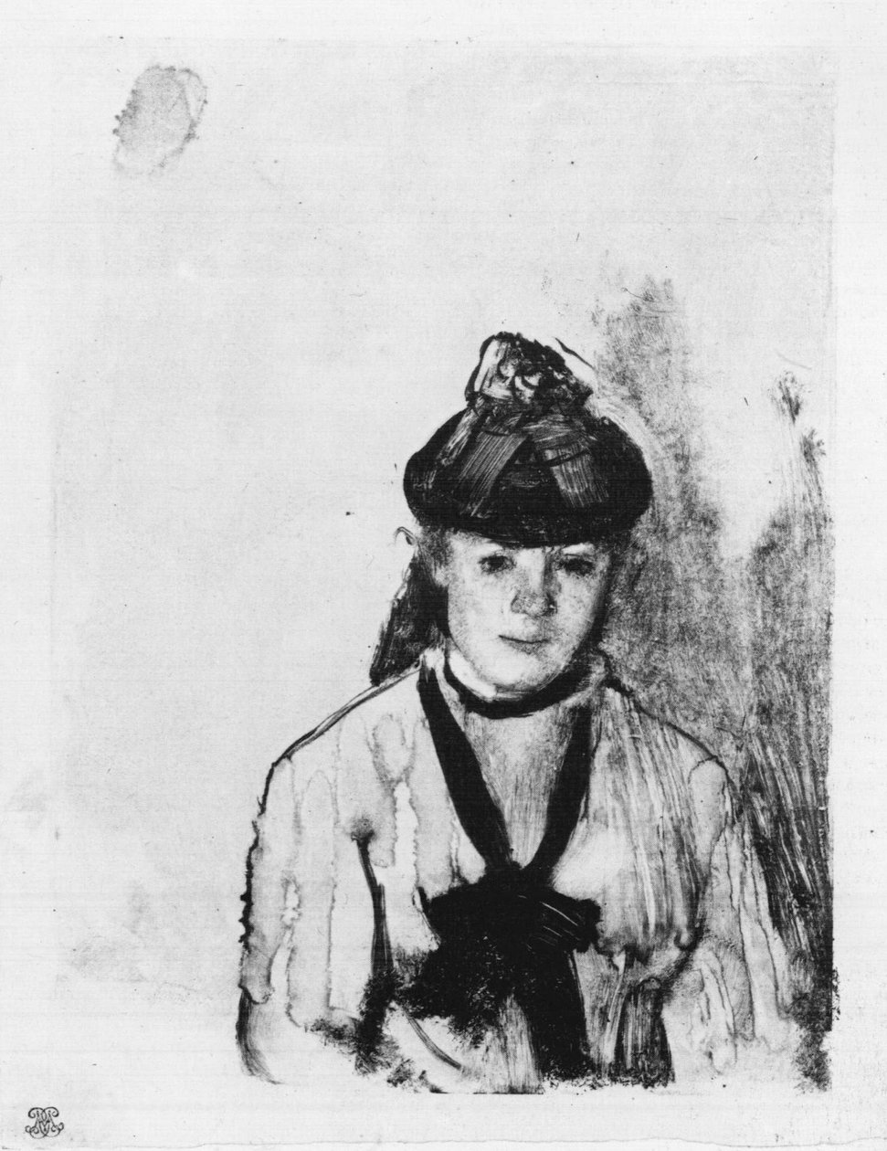 Ellen Andree door Edgar Degas
