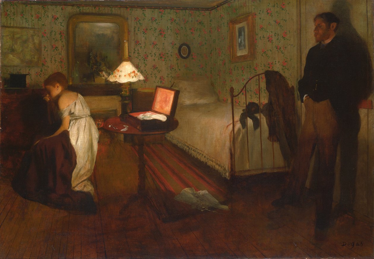 Interieur door Edgar Degas