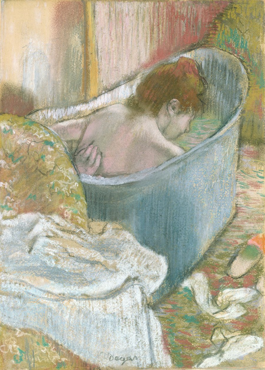 Het Bad door Edgar Degas