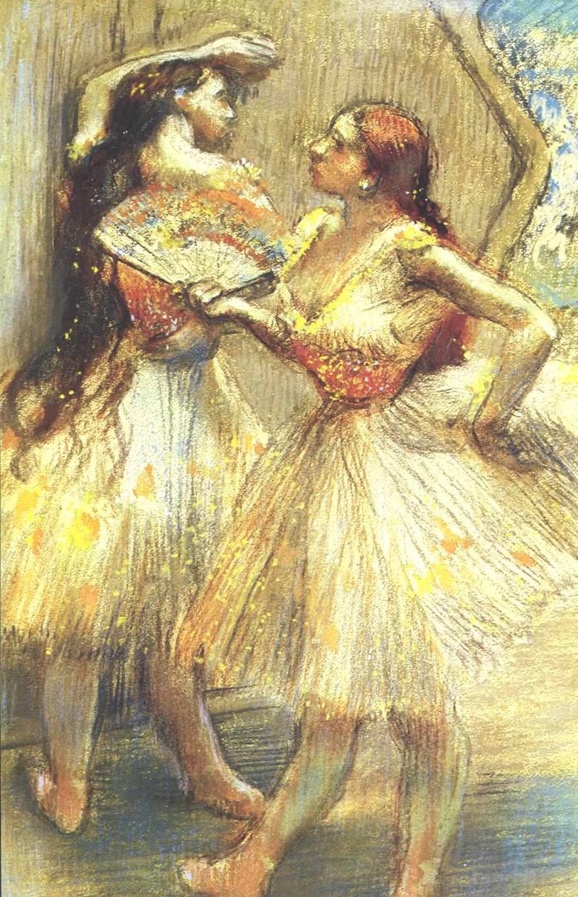 Twee dansers door Edgar Degas