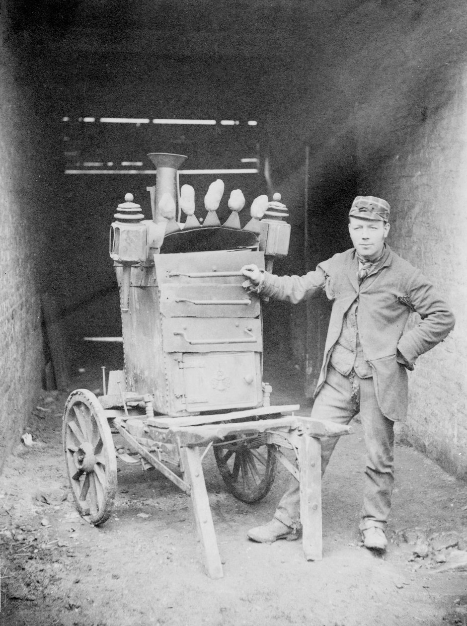 Aardappelverkoper, 1892 door Edgar Scamell