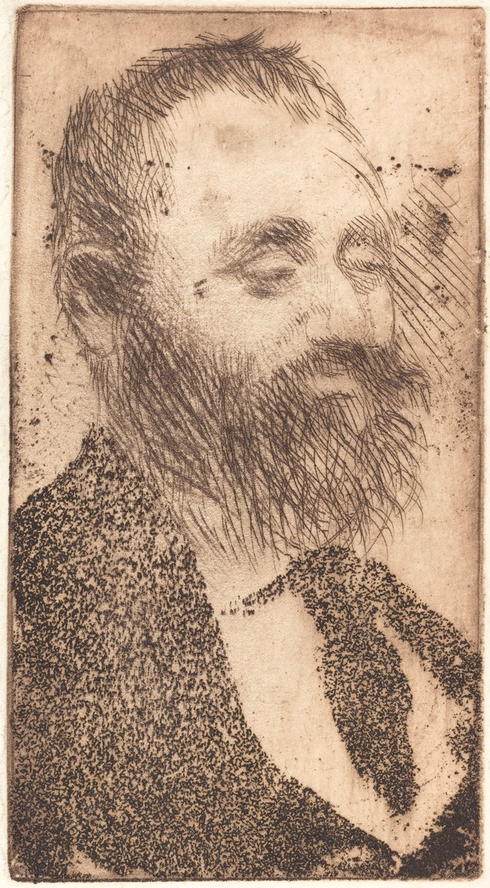 Alphonse Hirsch door Edgar Degas