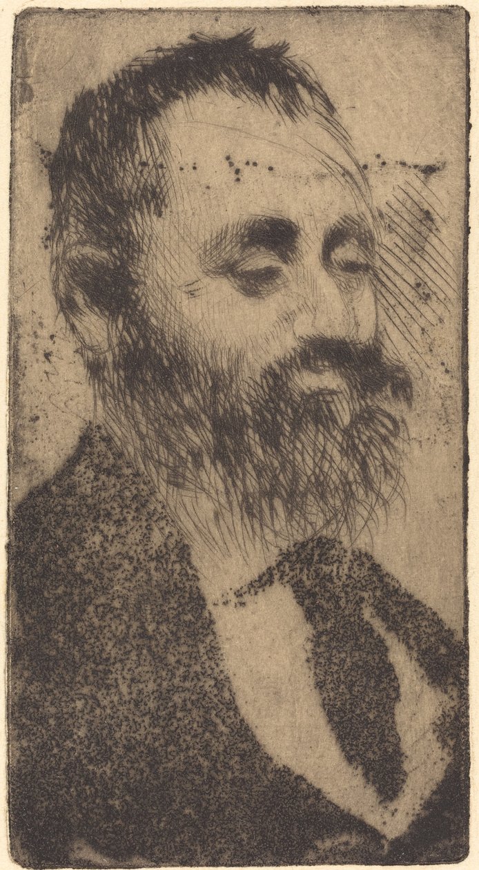Alphonse Hirsch door Edgar Degas
