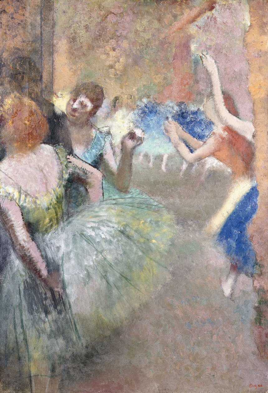 Balletscène, ca. 1885 door Edgar Degas