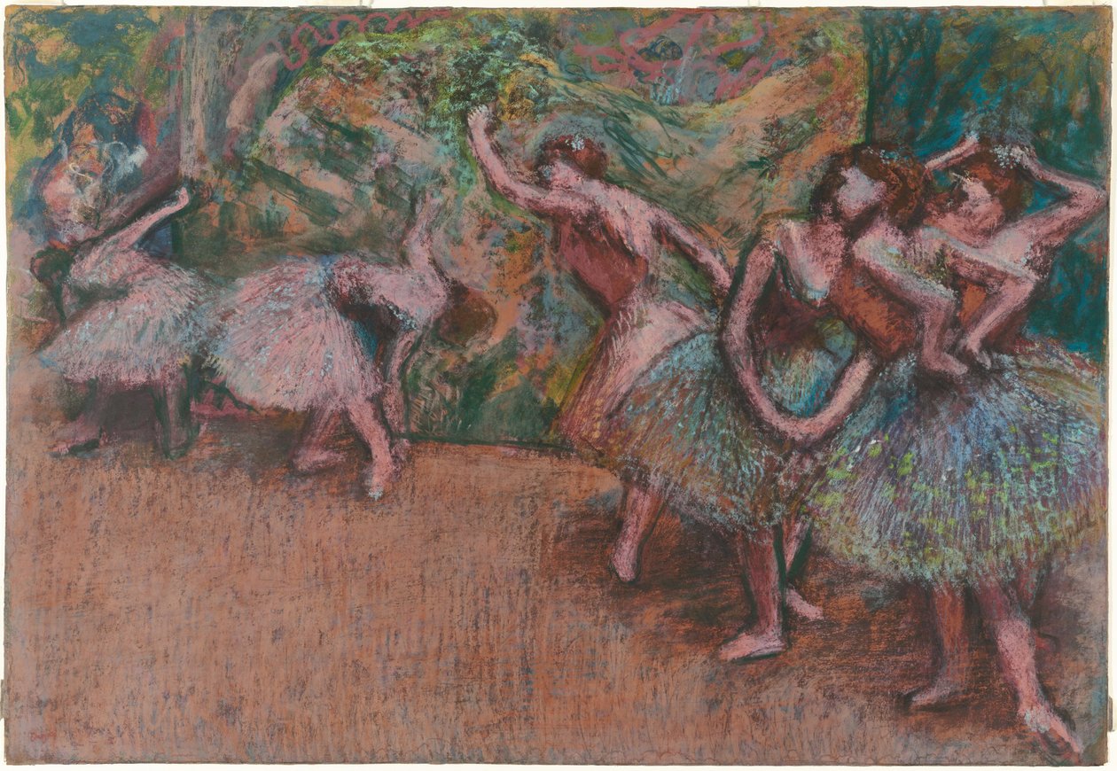 Ballet Scène door Edgar Degas