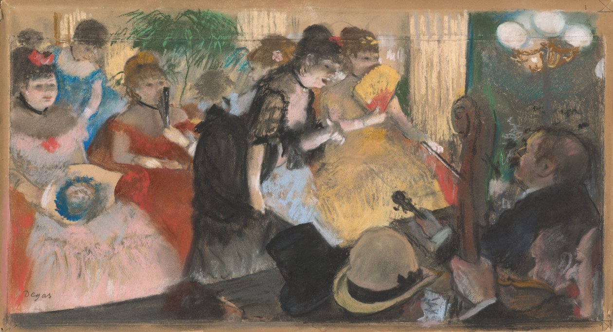 Café-Concert door Edgar Degas