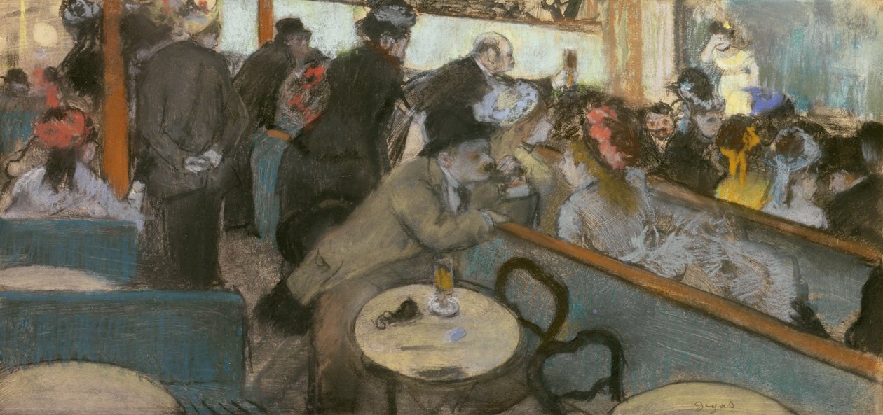 Café-Concert door Edgar Degas