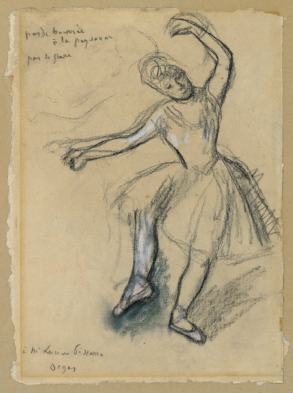 Danseres; Danseuse, 1880s door Edgar Degas