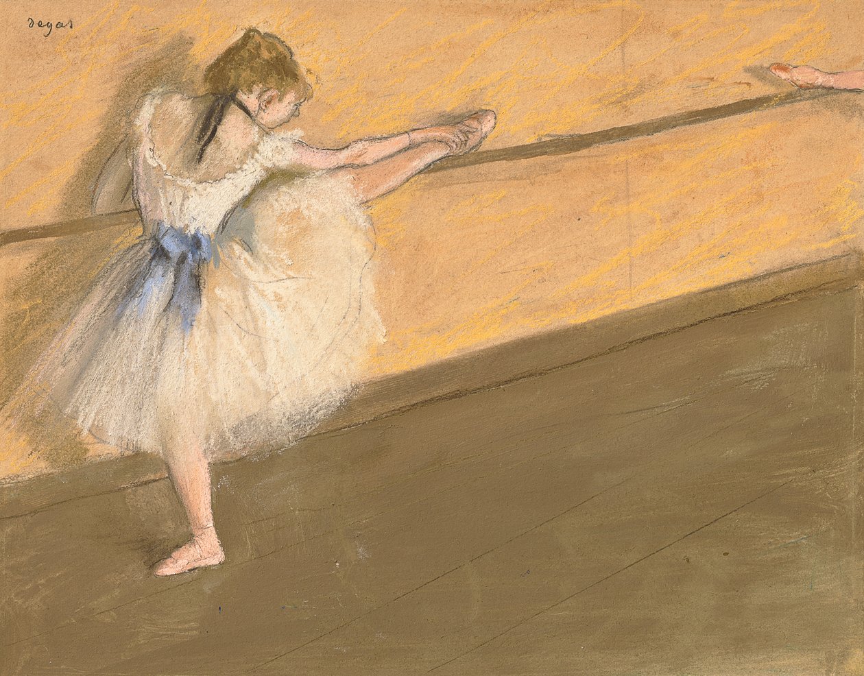 Danser aan de bar door Edgar Degas