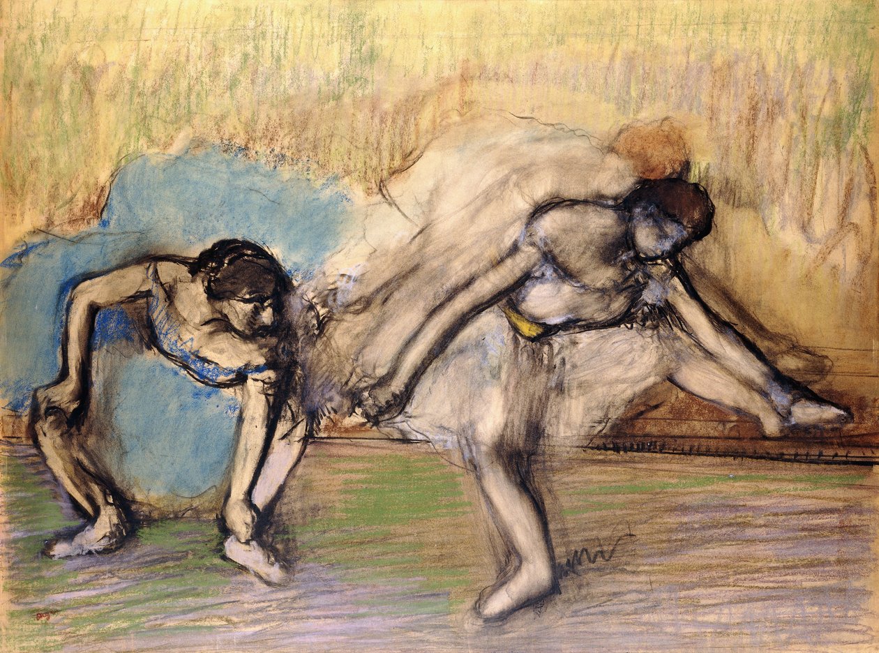 Dansers in rust, c.1896 door Edgar Degas