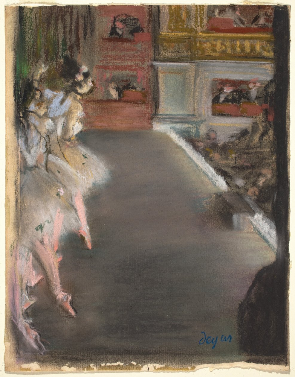Dansers in het Oude Operahuis door Edgar Degas