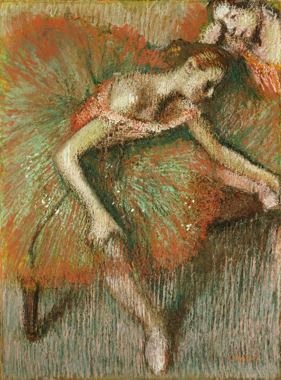 Dansers, ca. 1899 door Edgar Degas