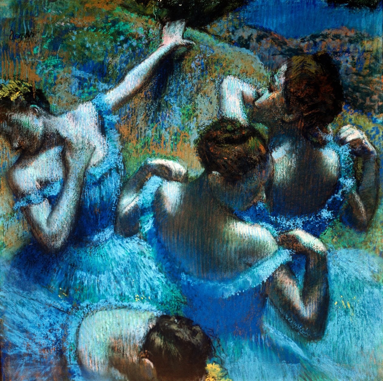 Dansers in Blauw, c1898 door Edgar Degas