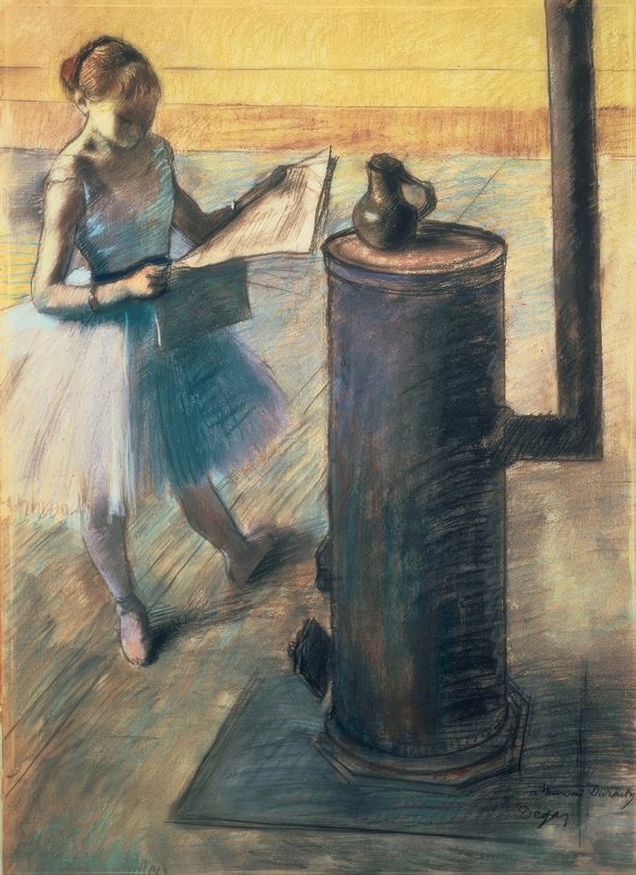 Danseres in rust door Edgar Degas