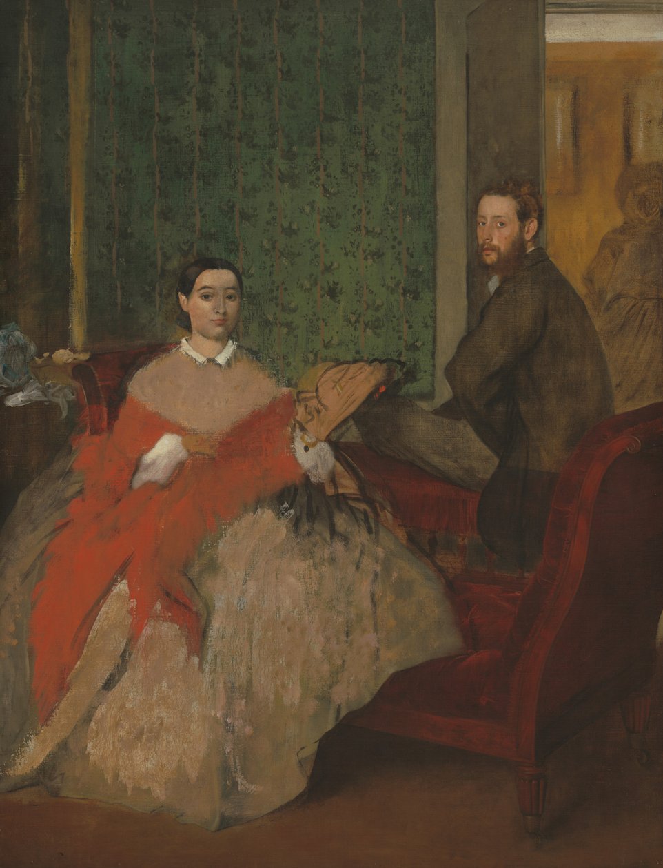 Edmondo en Thérèse Morbilli door Edgar Degas