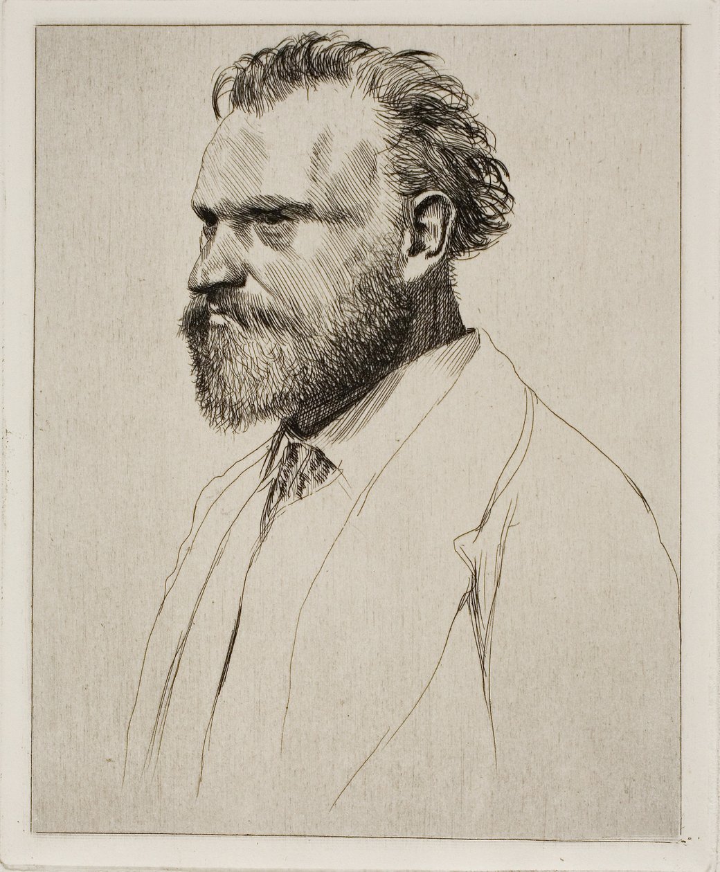 Edouard Manet, borstbeeldportret door Edgar Degas