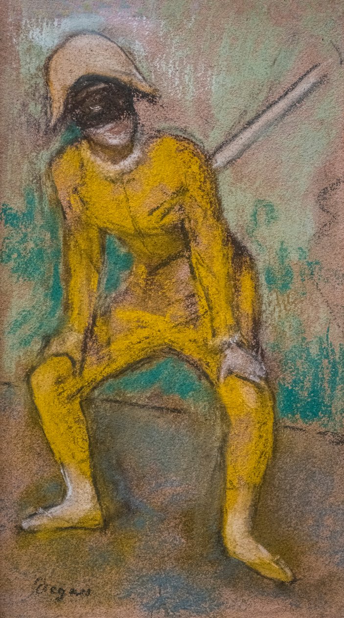 Harlekijn door Edgar Degas