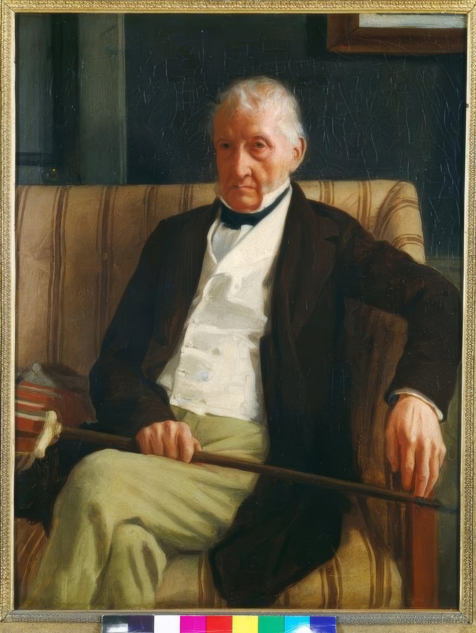 Hilaire Degas, grootvader van de kunstenaar door Edgar Degas