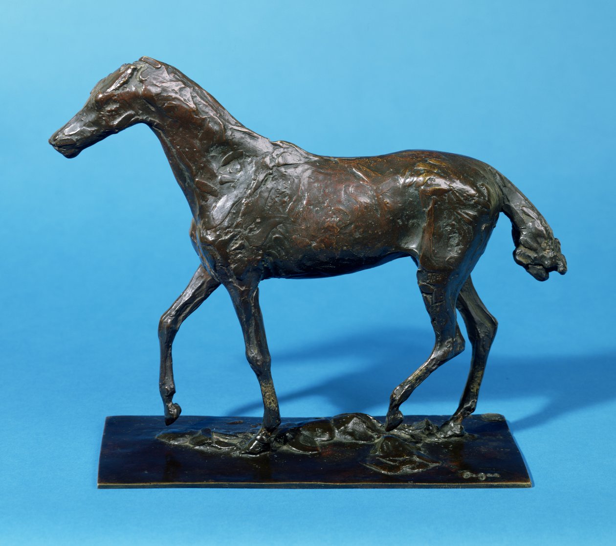 Lopend paard door Edgar Degas