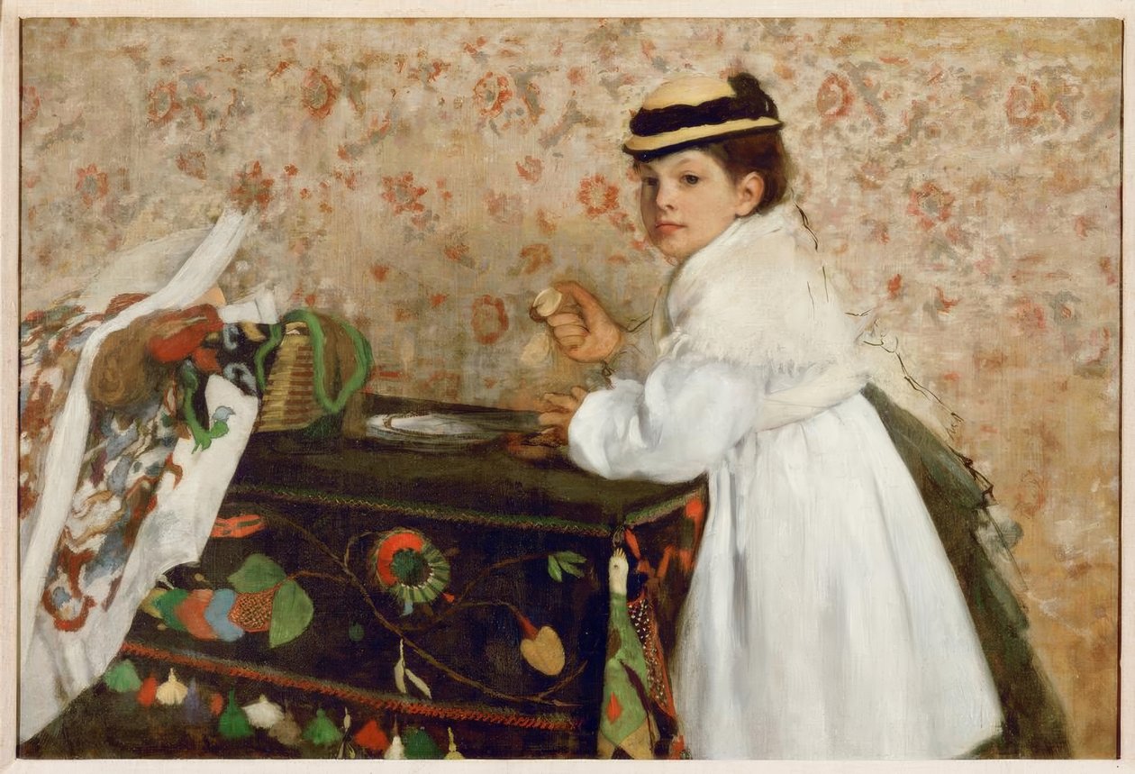 Hortense Valpincon door Edgar Degas