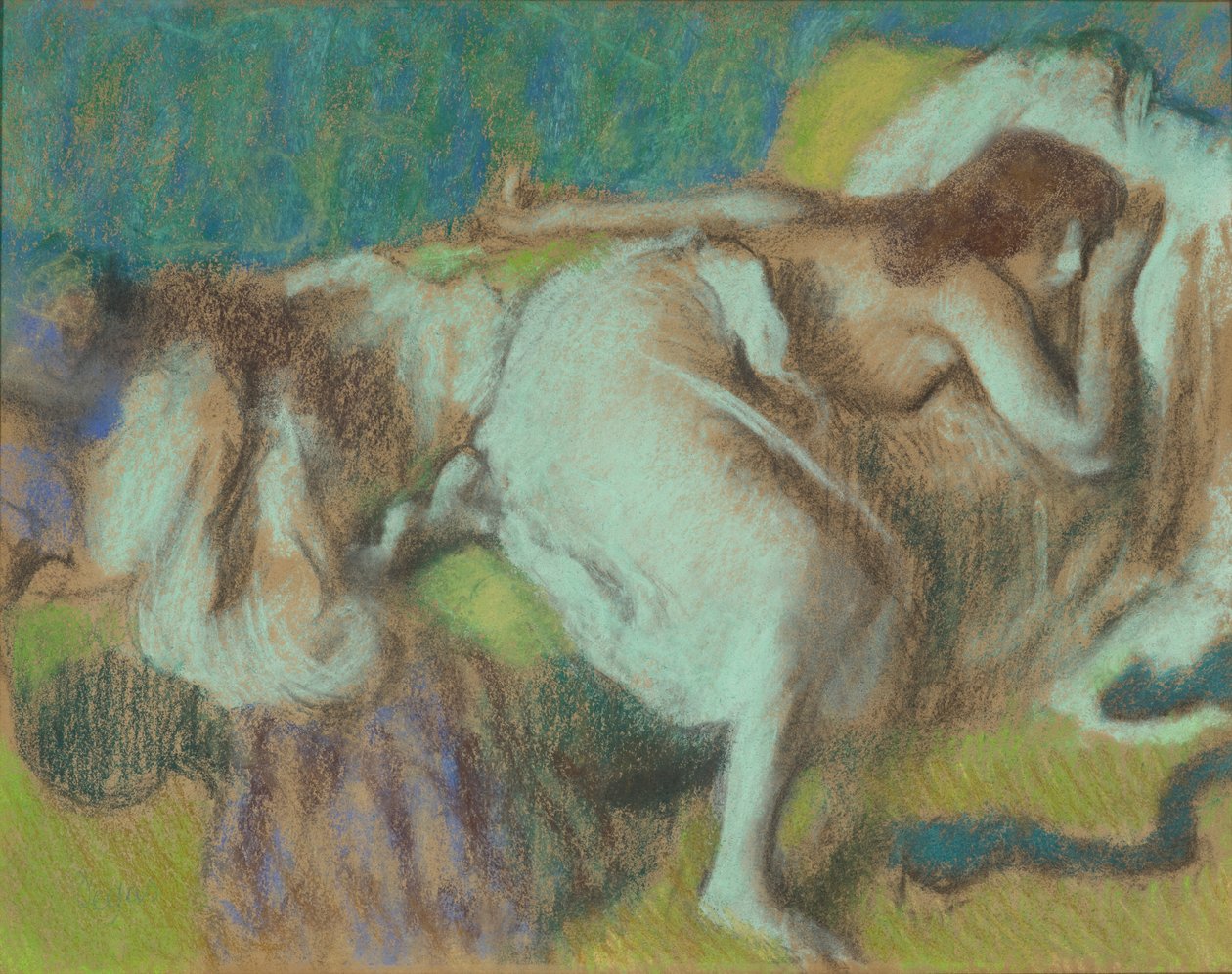 Le Repos, circa 1893 door Edgar Degas