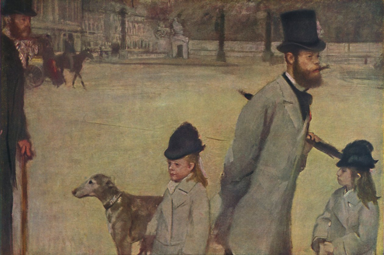 Le Vicomte Lepic, 1875, 1937 door Edgar Degas