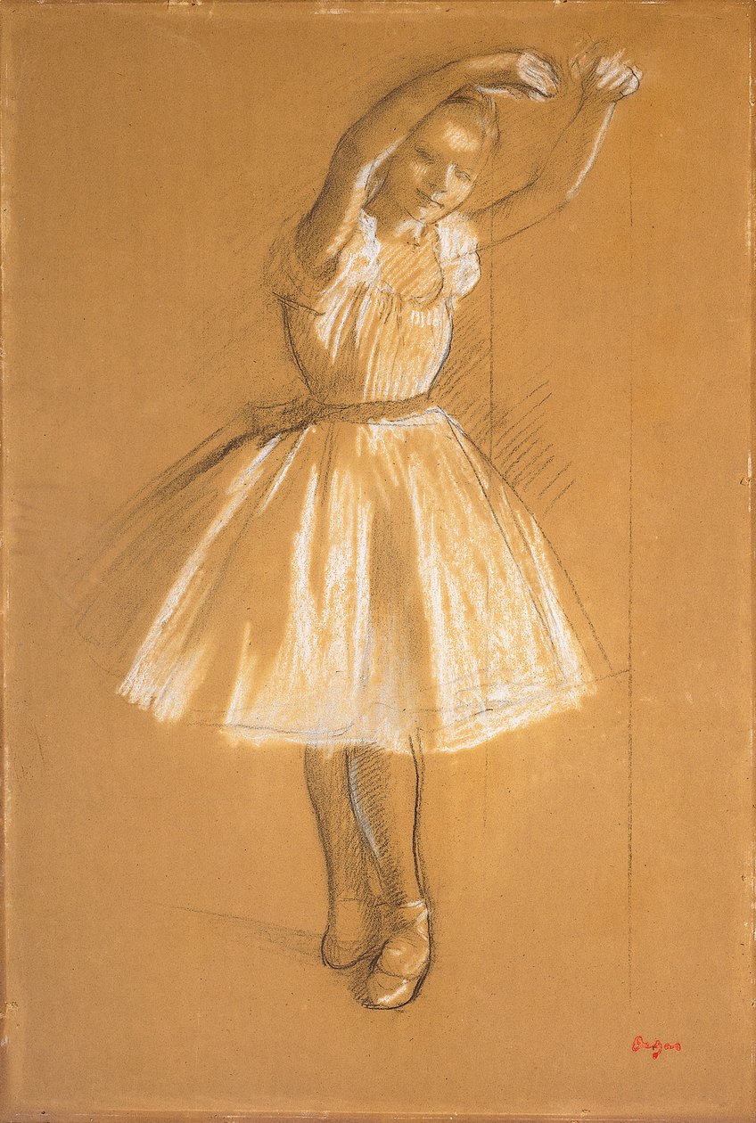 Kleine Danseres, 1875 door Edgar Degas