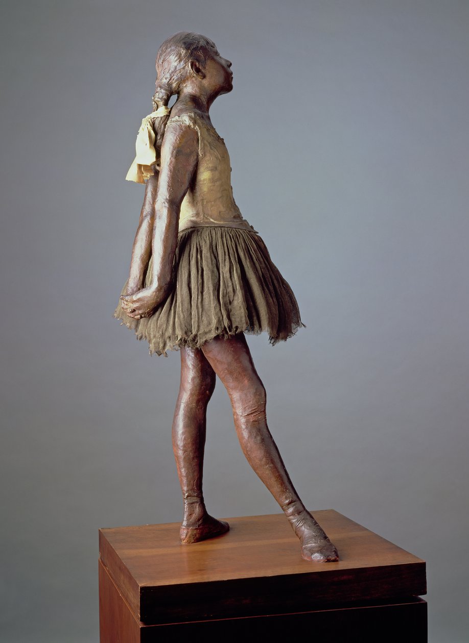 Kleine danseres, 14 jaar oud door Edgar Degas