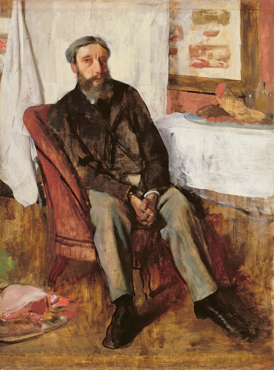 Portret van een man, c.1866 door Edgar Degas