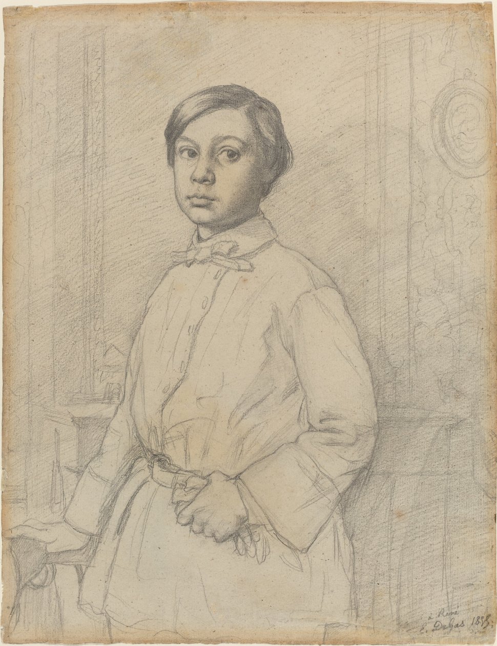 René de Gas, 1855 door Edgar Degas