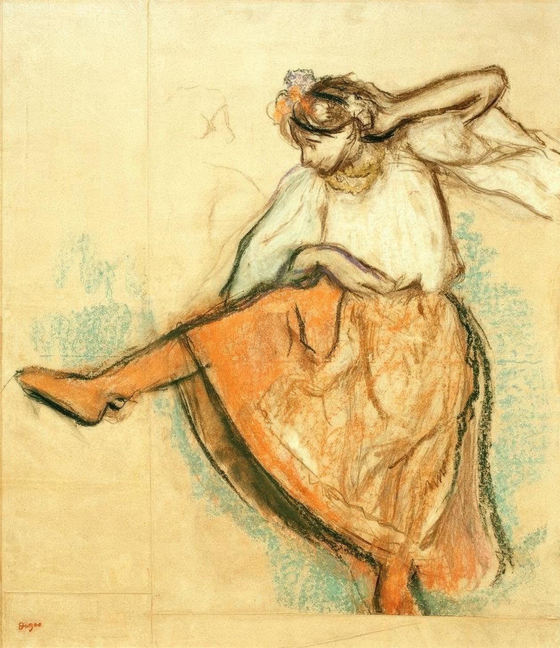 Russische danseres door Edgar Degas