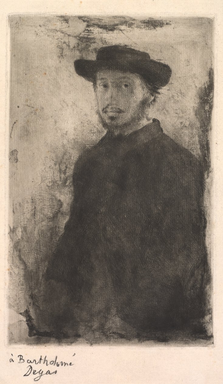 Zelfportret door Edgar Degas