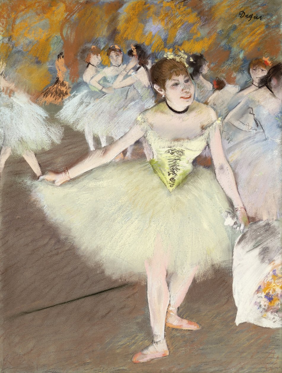 Op het Toneel, 1879-1881 door Edgar Degas
