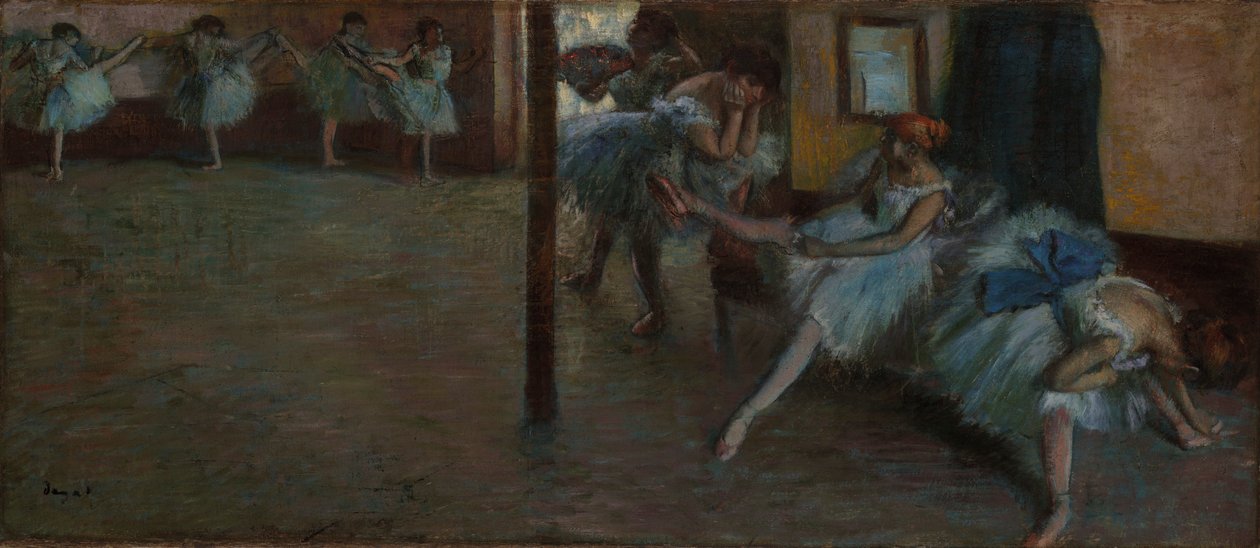 Het balletrepetitie door Edgar Degas